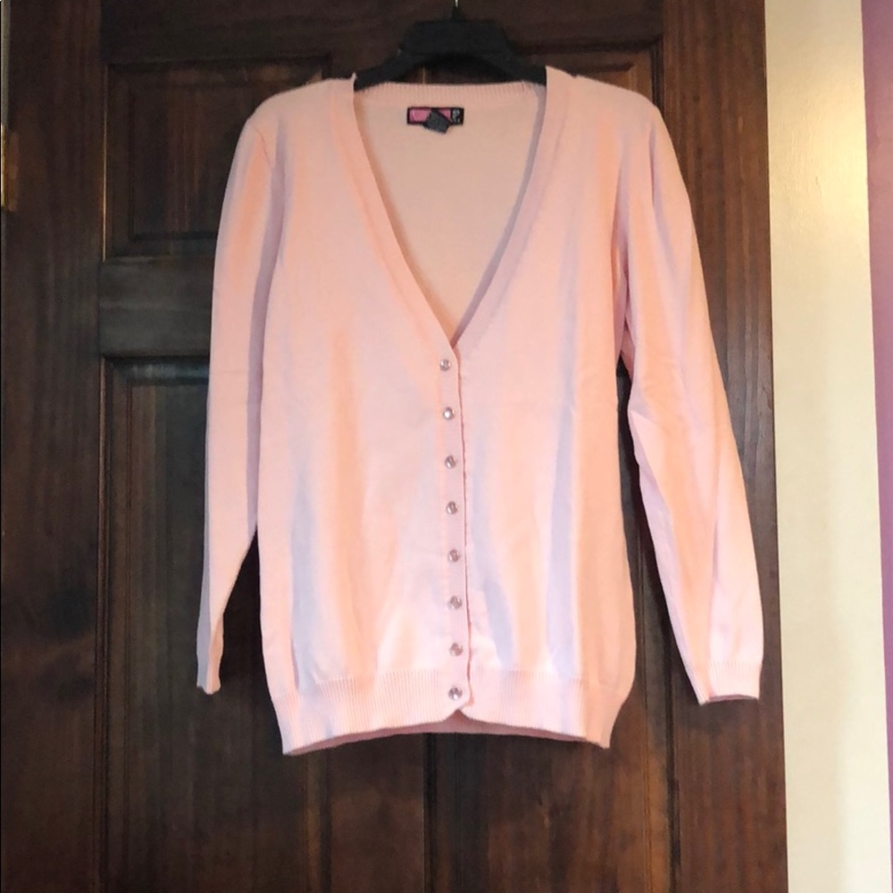 Soft pink cardigan!